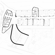 The layout of the forward-looking law building. 