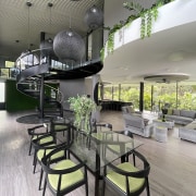 The home is dripping in vegetation. - Lock-and-leave 