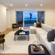 Formal living room looking to the sea - 