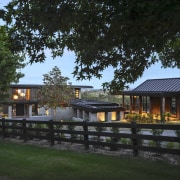 The home is comprised of two main pavilions. 