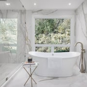 Sitting pretty – the bathtub's new location makes 