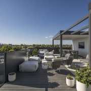 Rooftop relaxation. - Bringing business to the 'burbs 