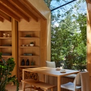 When a window creeps up into the roofline. 