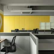 Open offices with colourful signage. - Investing in 