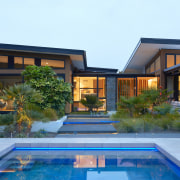 The expansive single-level layout takes full advantage of 