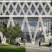 The geometry of the lattice structure greatly reduces 