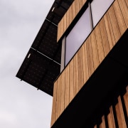 Constructed from engineered timber, the building is a 