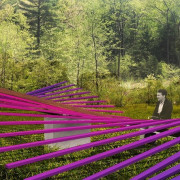 "Making waves": In physics, the kinetic energy of botanical garden, botany, flower, forest, garden, green, groundcover, landscape, lavender, leaf, natural landscape, nature, plant, purple, shrub, spring, tree, vegetation, violet, woodland, brown