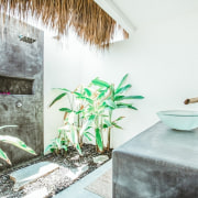 All of the rooms enjoy the luxury of bathroom, building, floor, furniture, green, home, house, houseplant, interior design, plant, property, real estate, room, tile, white