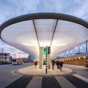 Easy on the eye and the council purse architecture, bridge, building, city, infrastructure, metropolitan area, overpass, sky, skyway, transport, urban area, teal