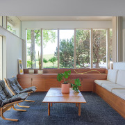 In the sitting room window wall to the 