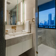 Vanity with shower. - Automated for the future 