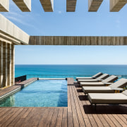 Apartment terrace at San José del Cabo Hotel. teal