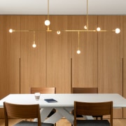 The lighting in this project – sculptural pendants 