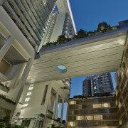 A skybridge on the ninth storey of the 