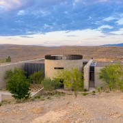 The central rotunda serves as a transition between 