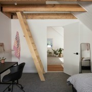 Timber elements in the young adult's bedroom further 