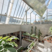 The Small Greenhouse supplies the kitchen with fresh 