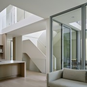 The sculptural central staircase. - Stoic at the 