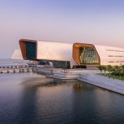 A landmark project, the museum comprises four wings, 