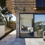 Indoor-outdoor living is a feature of both townhouses. 