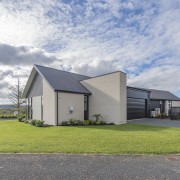 The home as seen from the drive. - 