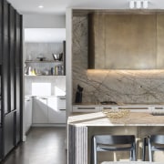 Looking through to the generous walk-in scullery tucked 