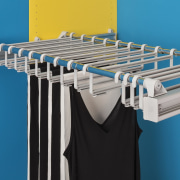 Adjustable Width Trouser RackAdjustable width from 750mm-1150mmFor improved product, teal