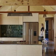 Birch plywood linings and cabinetry bring warmth to 