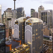 Arc by Crown Group has become a global architecture, building, city, cityscape, commercial building, condominium, corporate headquarters, daytime, downtown, human settlement, landmark, metropolis, metropolitan area, mixed-use, neighbourhood, night, real estate, residential area, roof, sky, skyline, skyscraper, tower, tower block, town, urban area, white, black