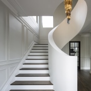 The feature central staircase – classic to the 