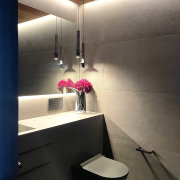 Bathroom with feature ceiling – 'the entire design 