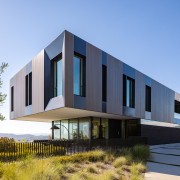 The main home boasts spectacular cantilevers.  