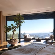 The expansive upstairs open-plan living zone offers fabulous 