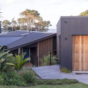 Some of the planting in the front berm 