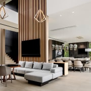 The house plays with volume and space to 