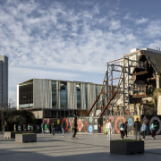 Christchurch Central Library – a celebration of culture architecture, building, mixed use, sky, structure, tourist attraction, transport, gray