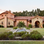 The home itself has a strong Spanish aesthetic. 