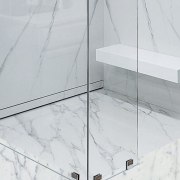 Drains Unlimited – Wall Recessed Linear Floor Drain gray