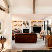 The main living area was positioned to allow 