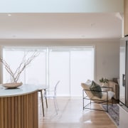 Looking from the kitchen to dining area. - 