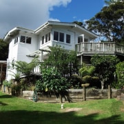 The existing home prior to its radical transformation. 