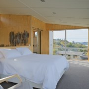 Eagles nest – the mezzanine master suite enjoys 