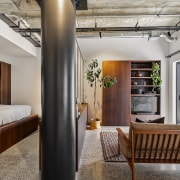 At the heart of the living area, a 