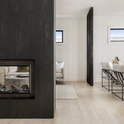 Looking across the connected living spaces – the 