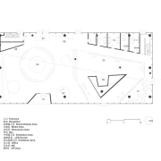 GF Layout Plan 首层平面 - design | diagram design, diagram, drawing, floor plan, font, line, parallel, rectangle, technical drawing, text, white