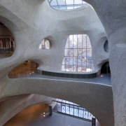 Atrium looking west. - Curves, collections and connections 