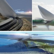 Harmonic Hotel 6 - sea | sky | sea, sky, water, water resources, wing, gray, white