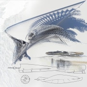 Harmonic Hotel 7 - artwork | automotive design artwork, automotive design, line, water, wing, white