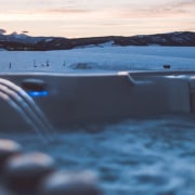 See more from Hot Spring Spas freezing, ice, sky, snow, swimming pool, water, water resources, winter, blue, black